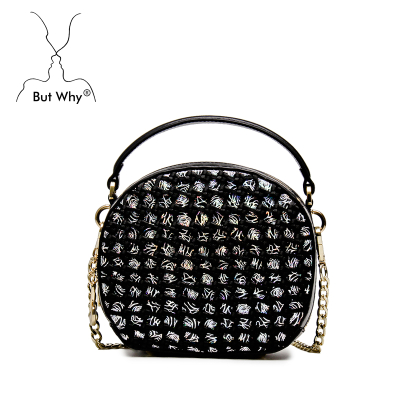 Dark Blue Mini Nylon Crossbody handbag