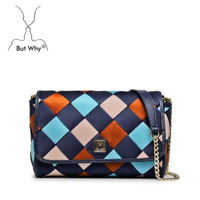fashion chain flap panelled women messenger bag Lolita Style