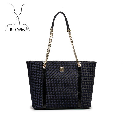 handwoven plaid women shoulder bag