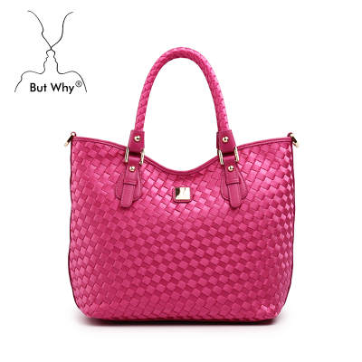Butwhy knitting women moon handbag handle bag