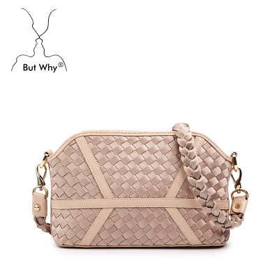 Butwhy luxury design women handwoven shoulder bag