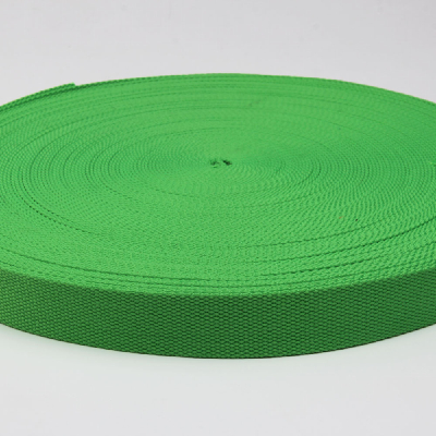 Wholesale 1 1/4 inch green cotton webbing