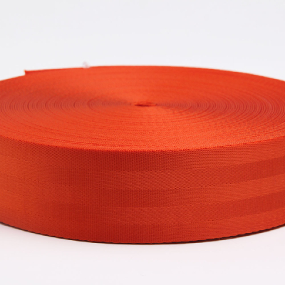 47mm orange safety nylon webbing for car seat belt