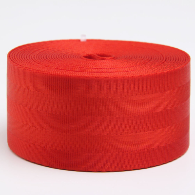 5cm red car seat belt nylon webbing from China manufacturer