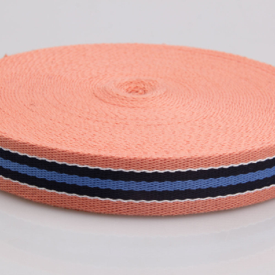 OEM service 3cm multicolor cotton webbing for belt