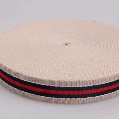 Customized 35mm colorful cotton webbing for belt