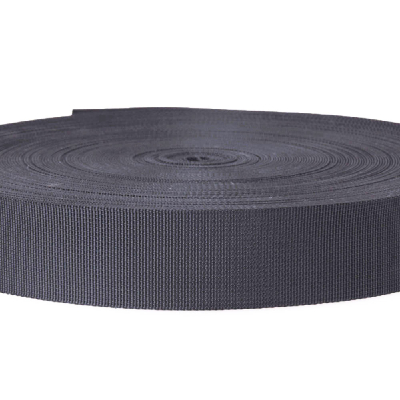 Wholesale 20mm black stripe nylon webbing for backpack strap