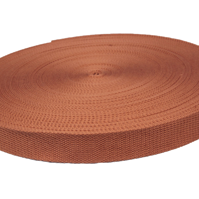 3.8cm orange cotton webbing for bag straps/belt