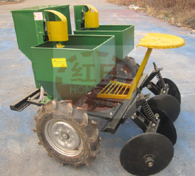 Ridging potato sowing machine
