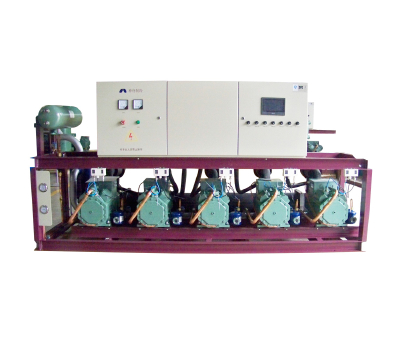 Piston type parallel compressor refrigeration unit