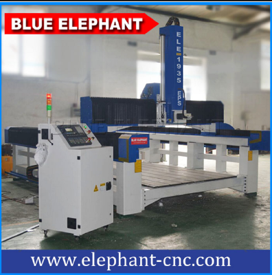 ELE 1934 4 axis cnc wood engraving machine , cnc router machine for mold, wood ,EPS foam