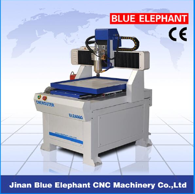 ELE-6060 mini desktop cnc router machine for metal with Mach3 control system