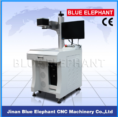 ELE-200 High precision 3D mini fiber laser marking machine , portableMetal Laser Printing Machine for plastic , stone , stainless steel