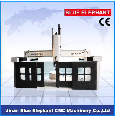 ELE-3030 styrofoam 4 axis cnc wood router