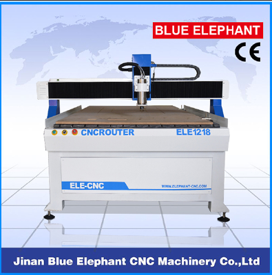 ELE-1218 customized size cnc woodworking machines for woodwork withwater cooling spindle