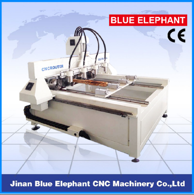ELE-0809 multi spindle 4 axis cnc router