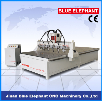 ELE-1836 multi-heads stone/wood cnc router