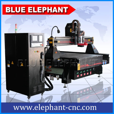 1500*3000mm furniture making machine , 4 axis atc cnc router with rotary