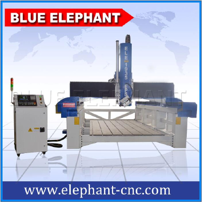 ELE 1935 EPS cnc wood carving machine , 4 axis cnc router machine for foam mold making