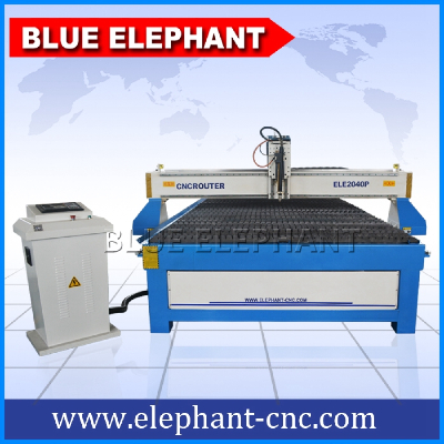 ELE 2040 cnc plasma and flame cutting machine , g code plasma cnc cutting machine for metal