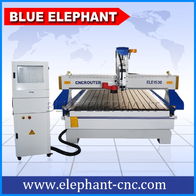 ELE 1530 china cnc router machine , 3d cnc router with vacuum system and dust collector