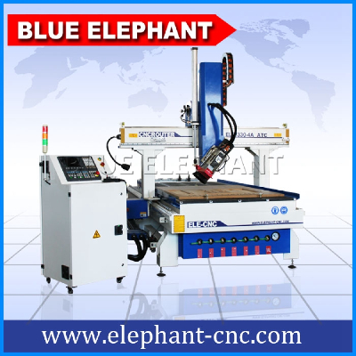 1330 furniture making machine , 4 axis cnc wood boring machine for wood , furniture , aluminum