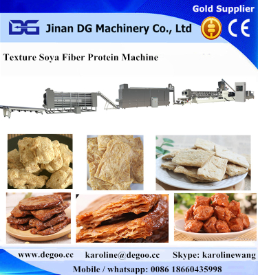 Automatic textured vegetarian soya protein fiber protein food extruder machine