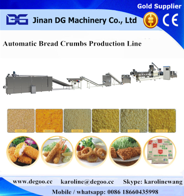 Automatic Bread Crumbs Food Extruder Production Line