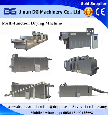 Automatic puff snacks food snacks pellet dryer drying machine