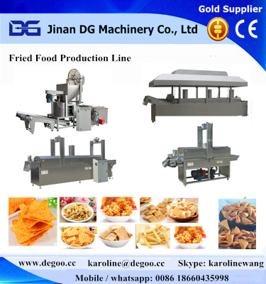 Automatic tortilla chips doritos chips corn chips nachos chips extrudersnacks production line