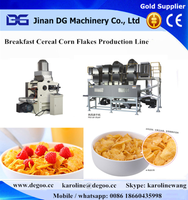 automatic breakfast cereal corn flakes production line