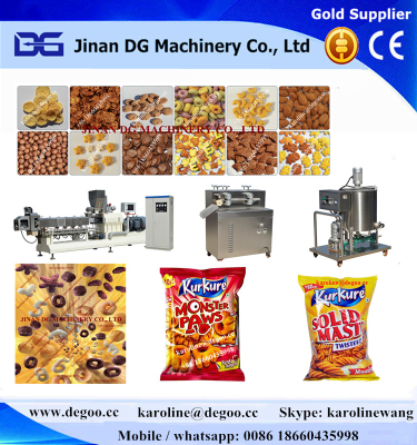 Automatic Corn Puff Snacks Food Production Line
