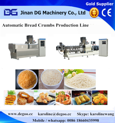 Automatic Bread Crumbs Food Extruder Processing Line