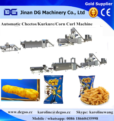 Automatic Cheetos Corn curl Kurkure Nik Naks extruder