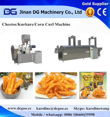 Automatic Cheetos Corn curl Kurkure Nik Naks processing line