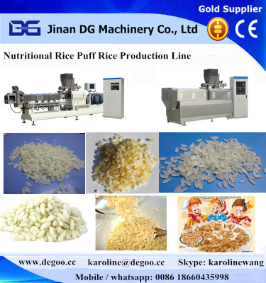 automatic artificial rice processing line