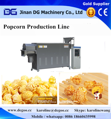 Automatic caramel choclate salty popcorn production line