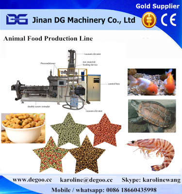 Automatic fish feed extruder machine