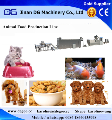 Automatic floating and sinking fish feed production line