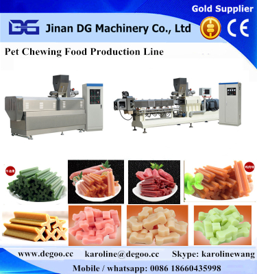 Automatic Dog Chewing Pet Treat Food Production Line