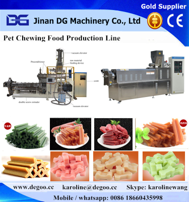 Automatic Dog Chewing Pet Treat Food Processing Line