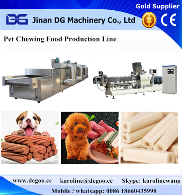 Automatic animal pet chewing treat food machine for dog and cat