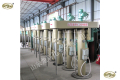 Mechanical lifting dispersing machine