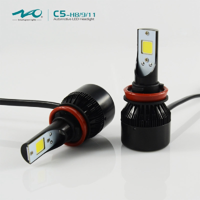 iLight small design cob led headlight C5 H11 25W 2800LM toyota headlight 6000K