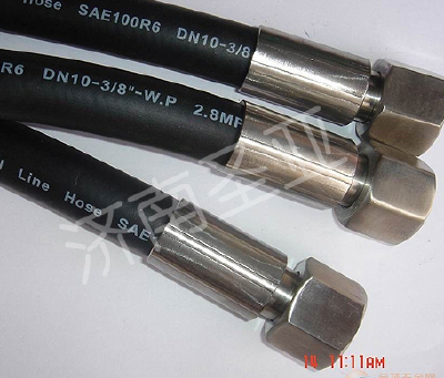 Steel wire braided hose
