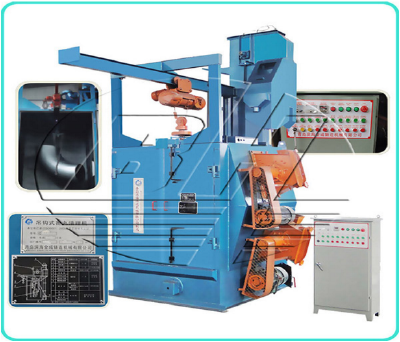 Q376 hook shot blasting machine