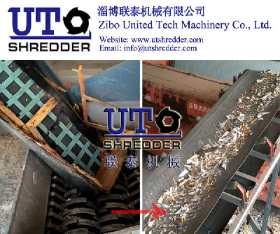 sofa shredder, double shaft shredder, waste furniture shredder, furniture crusher, hig performance from United Tech