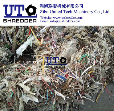 ragger wire from pulp paper factory shredder / kraft paper waste shredder/ waste cradboard crusher/