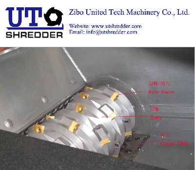 High Efficiency low nosie Single Shaft Shredder / One Shear Crusher S3080