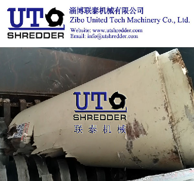 paper barrel shredder/ Double Shaft Shredder/ Twin Shaft Shredder / Two Rollers Shredder/ Plastic Shredder